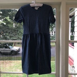 ASOS maternity navy dress